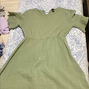 Kids Green Dress